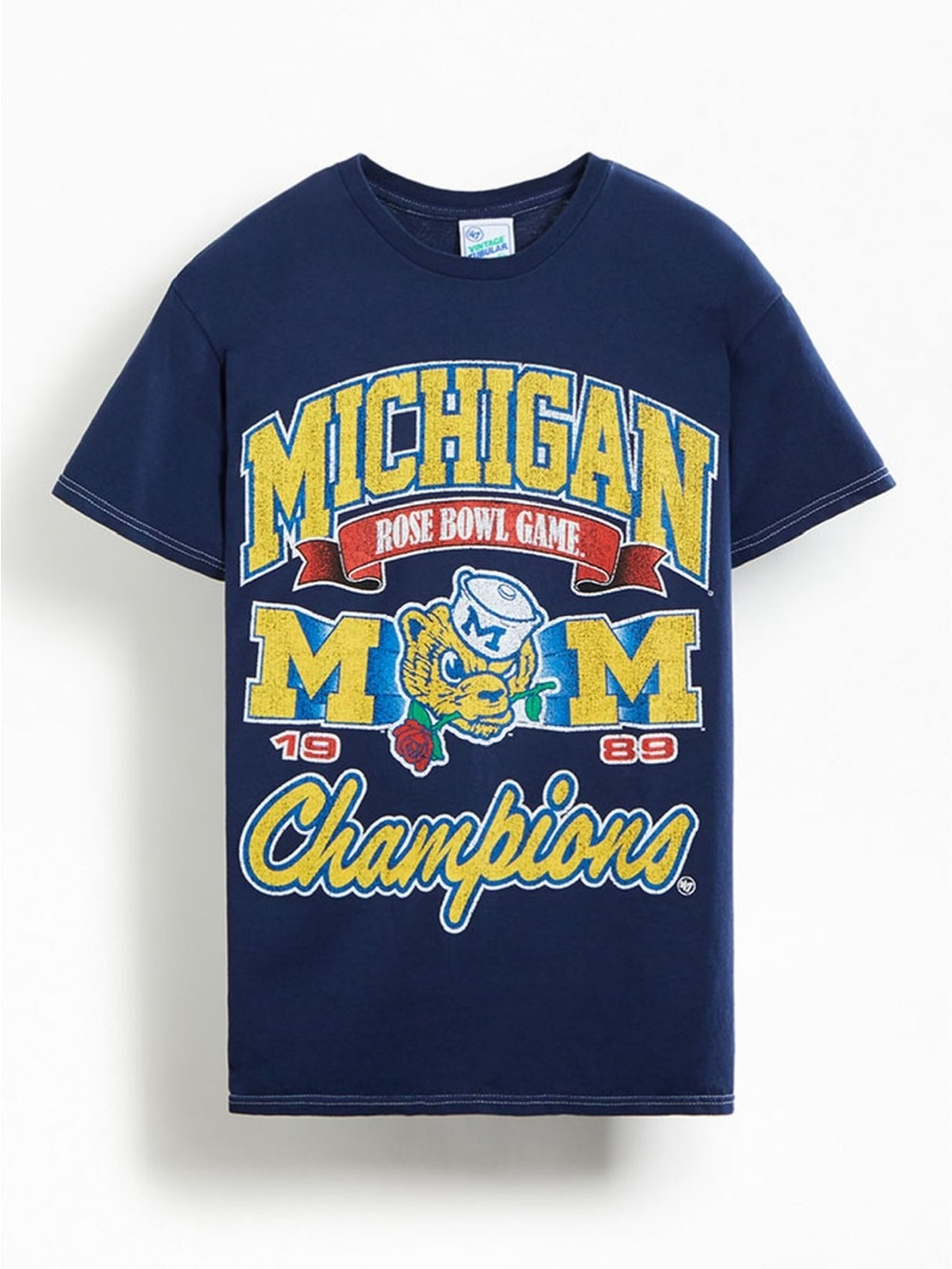 '47 Brand Vintage Tubular Michigan
Wolverines Rose Bowl Champions
TShirt Small S